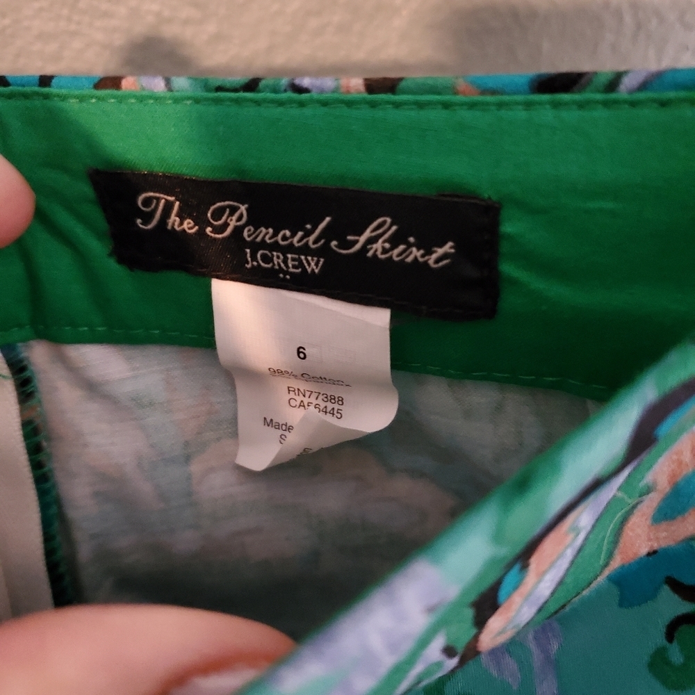 J Crew The Pencil Skirt size 6 - Picture 6 of 7
